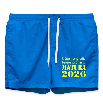  Matura 2026 - Badeshorts - Cobalt blue - Vorne