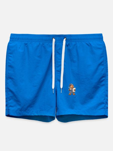 Capybara Morgenmuffel - Kaffee Schlafanzug Design - Badeshorts - Cobalt blue
