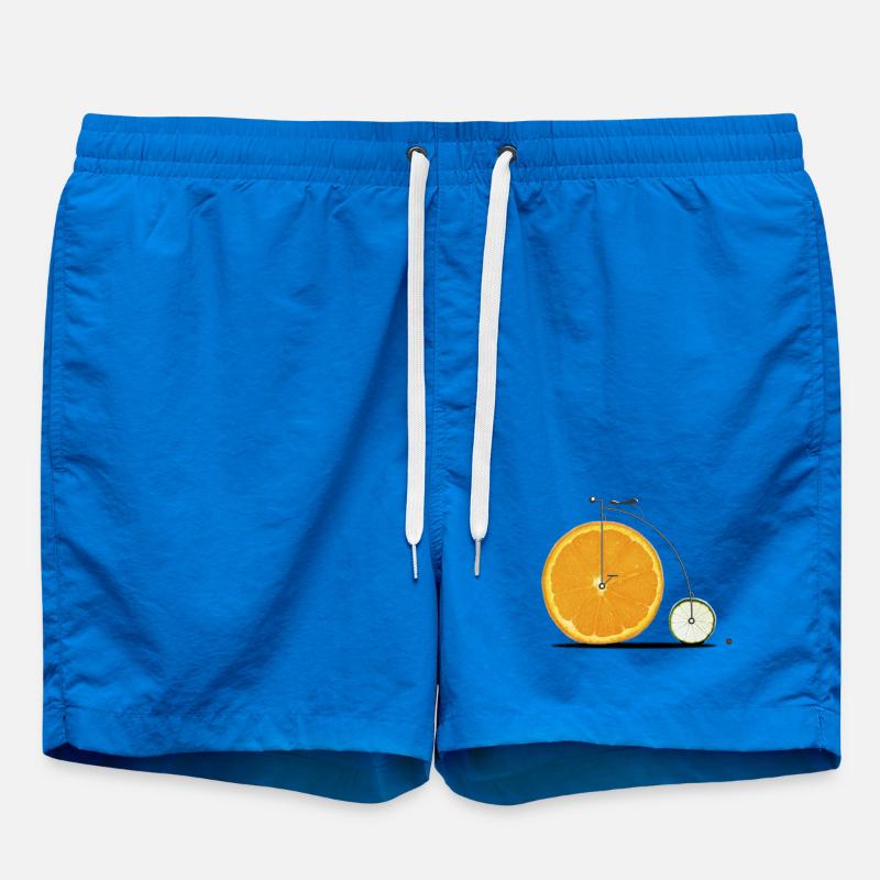 Fruit Bicycle - Swim Trunks - cobalt blue