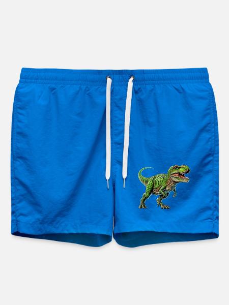 Dinosaur - Swim Trunks - cobalt blue