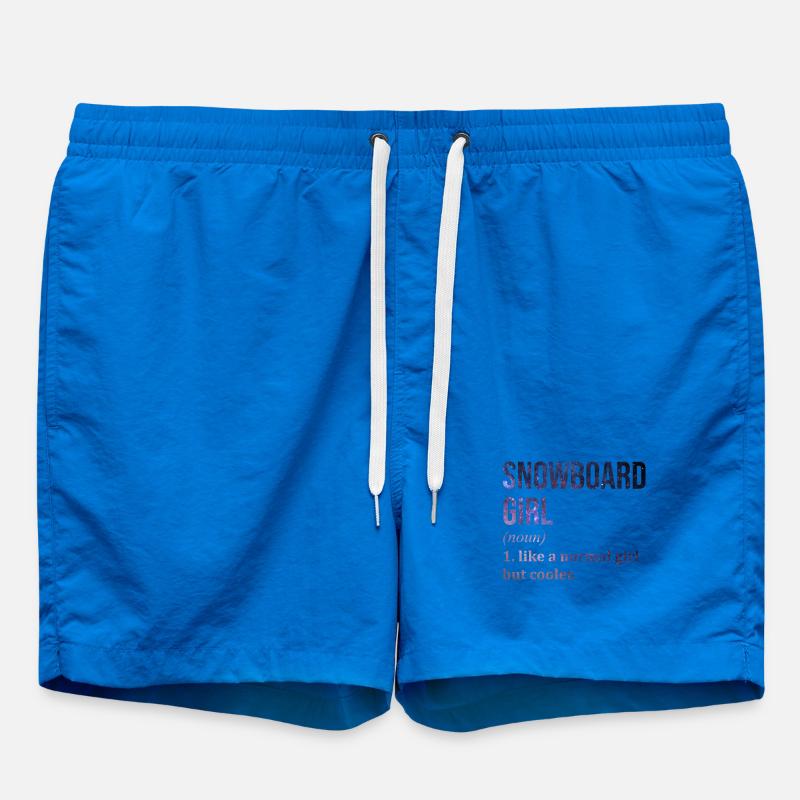 Snowboard - Swim Trunks - cobalt blue