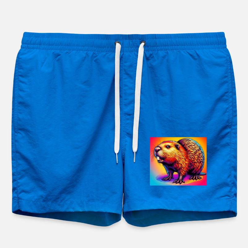 beaver - Swim Trunks - cobalt blue