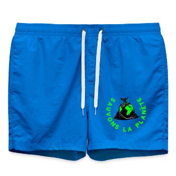 Rette den Planeten - Badeshorts - Cobalt blue - Vorne
