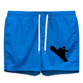 Snowboarding - Swim Trunks - cobalt blue - Front