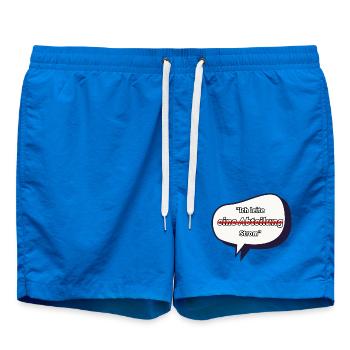 Ich leite Strom Spruch - Badeshorts - Cobalt blue - Vorne