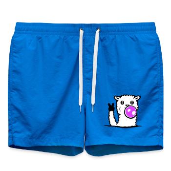 Lunettes de soleil chewing-gum lama Paix Victoire Main Cool - Short de bain - cobalt blue - Devant