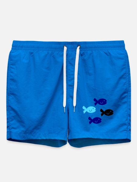 Silhouette des Poissons - Short de bain - cobalt blue