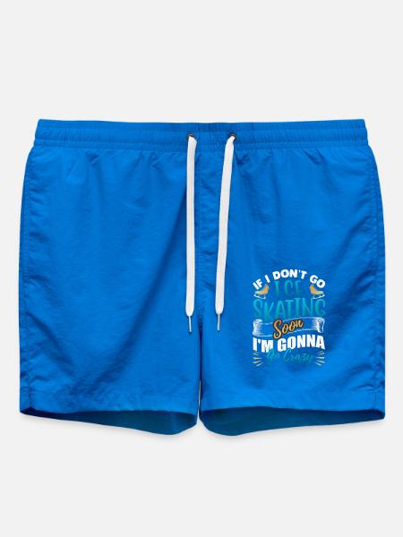 Skating Mom Tshirt Eiskunstlaufen Geschenk - Badeshorts - Cobalt blue