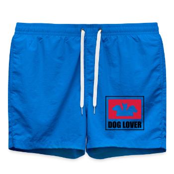 Dog Lover - Swim Trunks - cobalt blue - Front