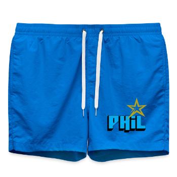 Phil - Swim Trunks - cobalt blue - Front