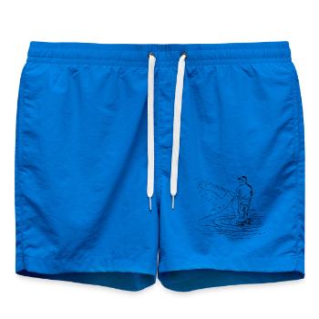 Dessin de pêche - Short de bain - cobalt blue - Devant