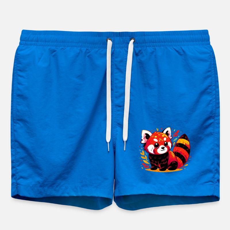 Red panda - Swim Trunks - cobalt blue