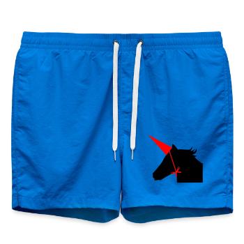 Unicorn hat - Swim Trunks - cobalt blue - Front
