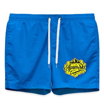 Après-ski Mountains Alps - Swim Trunks - cobalt blue - Front