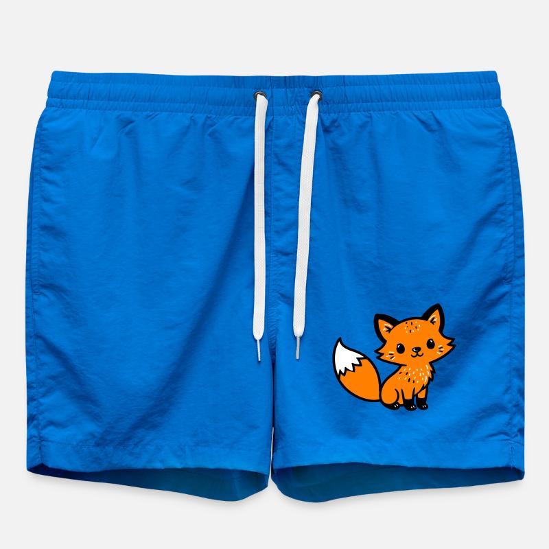 Fuchs Niedlich Comic - Badeshorts - Cobalt blue