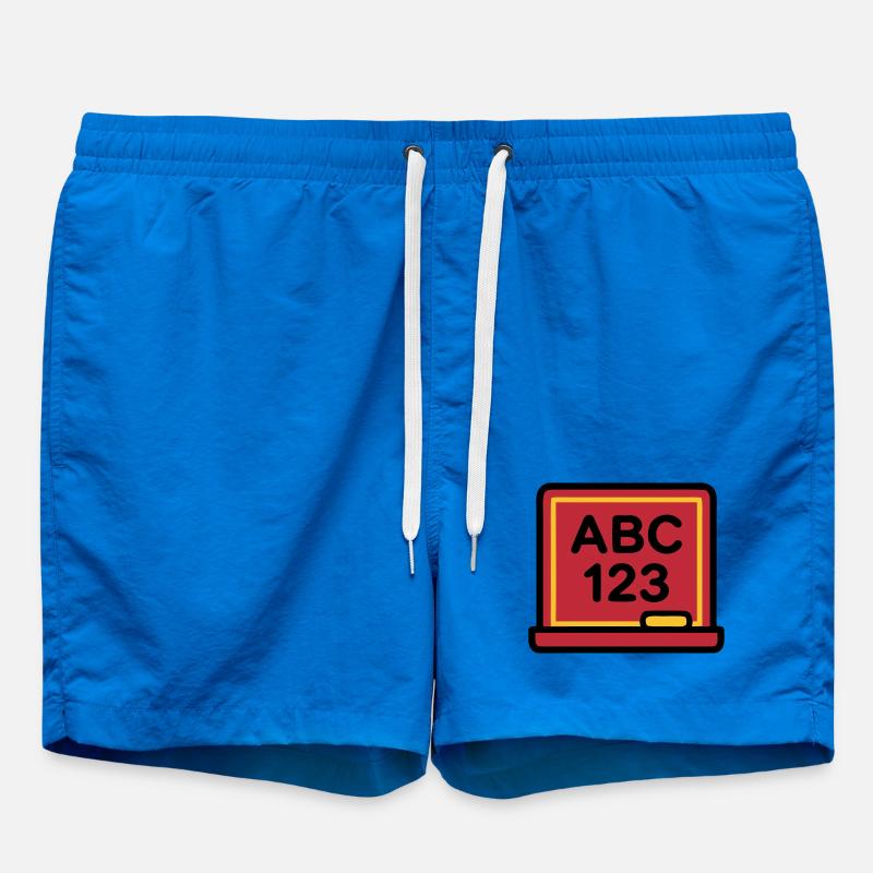 Inscription scolaire Blackboard ABC 123 - Short de bain - cobalt blue