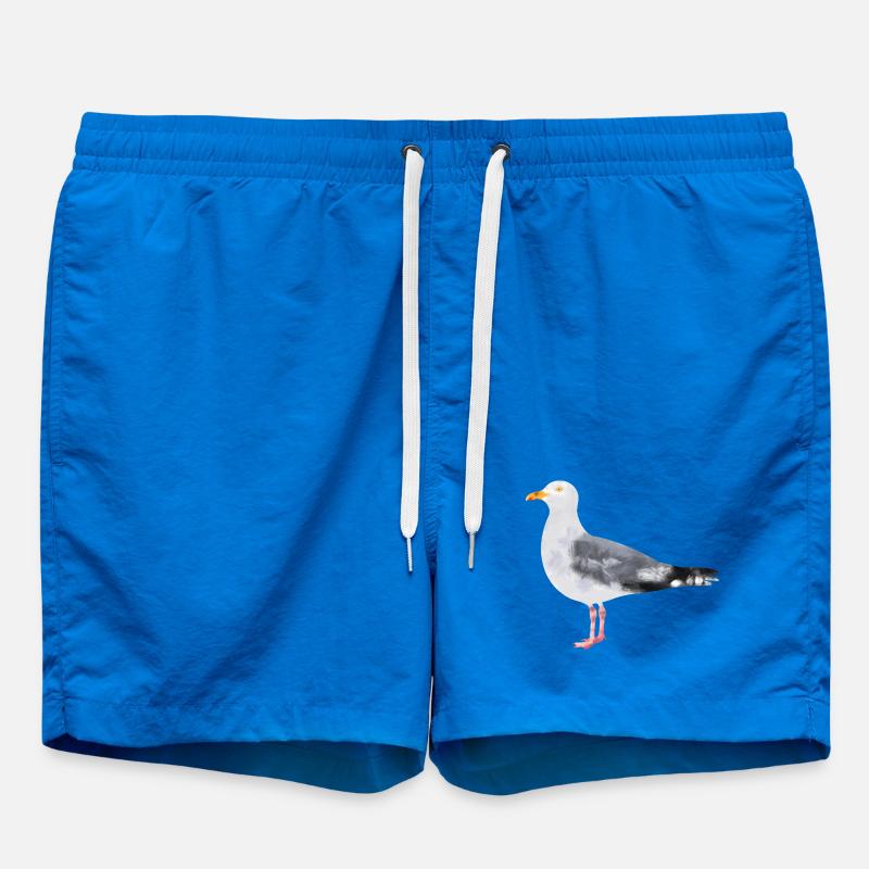 Herring Gull - Swim Trunks - cobalt blue