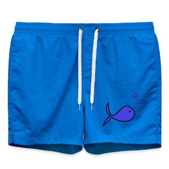 FISH. APRIL FOOL. HOLIDAY. SUMMER. EASTER - Swim Trunks - cobalt blue - Front