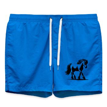 Cheval Poney de selle allemand - Short de bain - cobalt blue - Devant