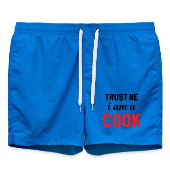Trust Me I Am A Cook : Design Humour Chef - Short de bain - cobalt blue - Devant
