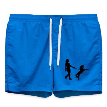Promenade de la licorne - Licornes, Animal, Cadeau - Short de bain - cobalt blue - Devant