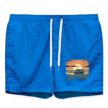 Camper - Swim Trunks - cobalt blue - Front