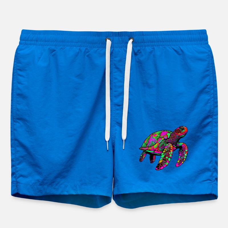 Sea turtle - Swim Trunks - cobalt blue