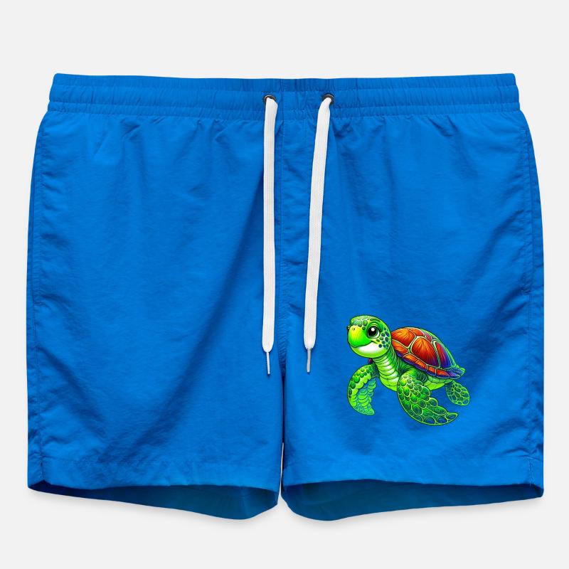 Turtle - Swim Trunks - cobalt blue