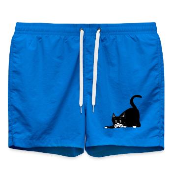 Katze - Badeshorts - Cobalt blue - Vorne