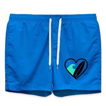 Surf Heart Wave Board Meer Sommer - Badeshorts - Cobalt blue - Vorne