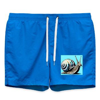 Snail - Swim Trunks - cobalt blue - Front