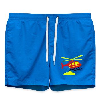 Rettungshubschrauber Notarzt - Badeshorts - Cobalt blue - Vorne