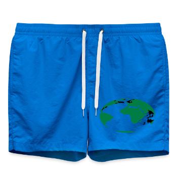 erdball_1 - Swim Trunks - cobalt blue - Front