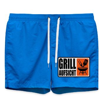 Grillaufsicht - Badeshorts - Cobalt blue - Vorne
