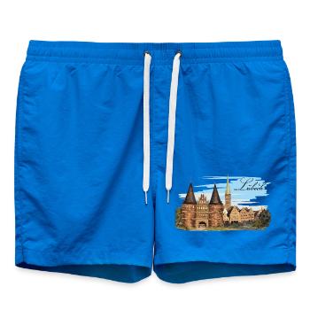 Lübeck - Swim Trunks - cobalt blue - Front