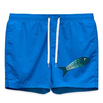 SARDINE. POISSON. POISSON D'AVRIL. MER. OCÉAN - Short de bain - cobalt blue - Devant