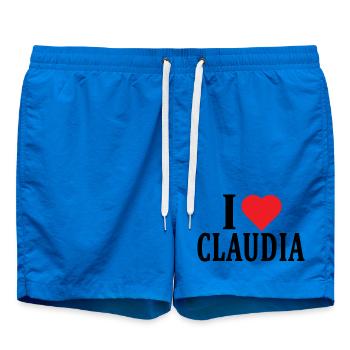 T-shirt J’adore Claudia t-shirt idée cadeau - Short de bain - cobalt blue - Devant