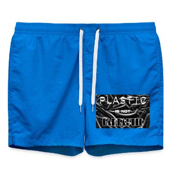 Plastic is not fantastic - Short de bain - cobalt blue - Devant