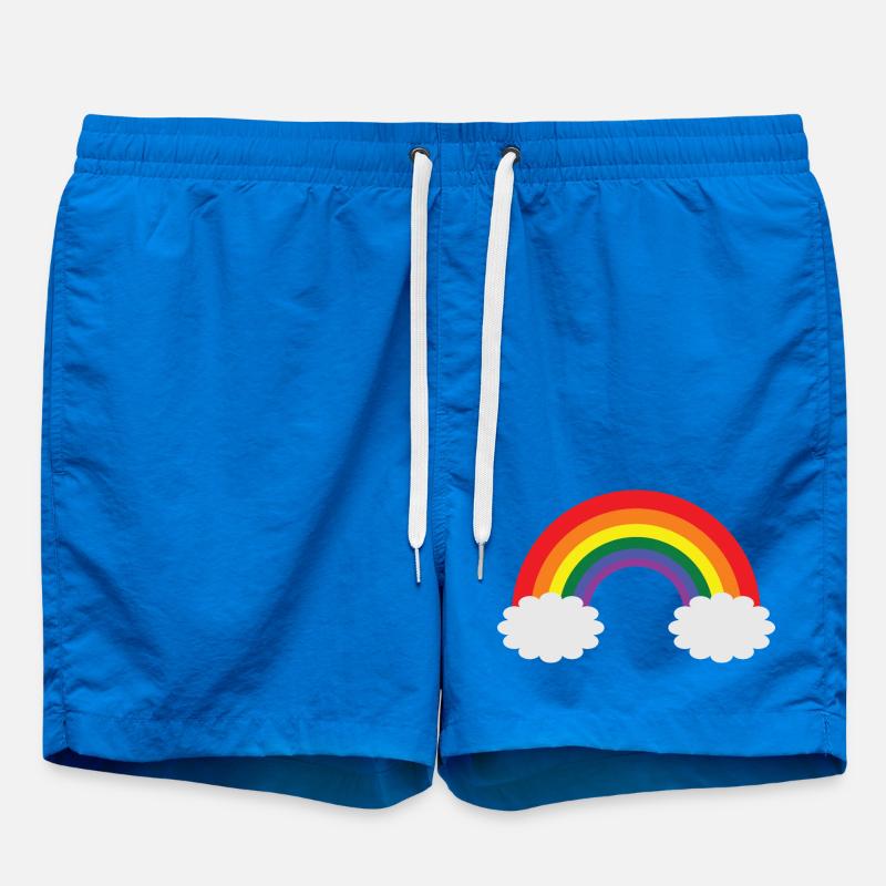 Design LGBTQ arc-en-ciel - Short de bain - cobalt blue