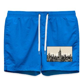 Horizon de New York - Short de bain - cobalt blue - Devant