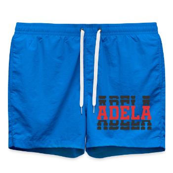 t-shirt Adela t-shirt gift idea stacked text - Swim Trunks - cobalt blue - Front