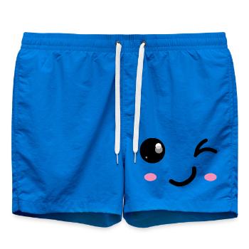 Zwinkerndes Lächeln - Badeshorts - Cobalt blue - Vorne