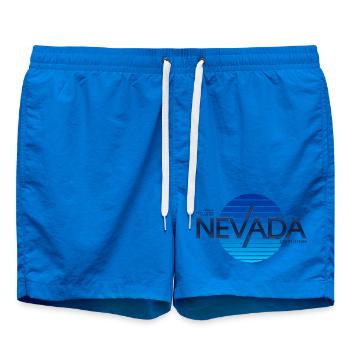 Nevada Sport Denim Vintage-Logo - Badeshorts - Cobalt blue - Vorne