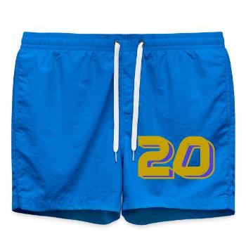 20. 20e ANNIVERSAIRE. ANNIVERSAIRE 20 ANS. 20 ANS. - Short de bain - cobalt blue - Devant