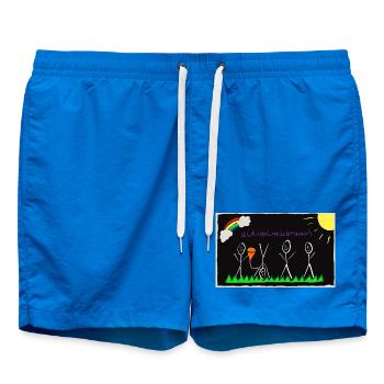 Photo de festival dans une bière de style pour enfants - Short de bain - cobalt blue - Devant