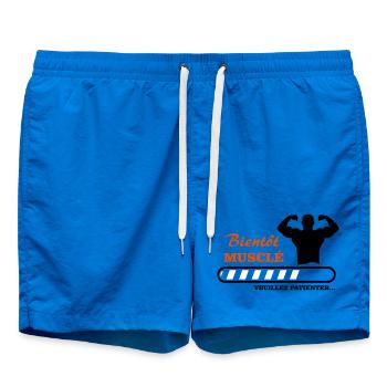 Bientôt musclé  - Short de bain - cobalt blue - Devant