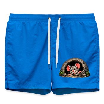 Petite souris sortie du trou - Short de bain - cobalt blue - Devant
