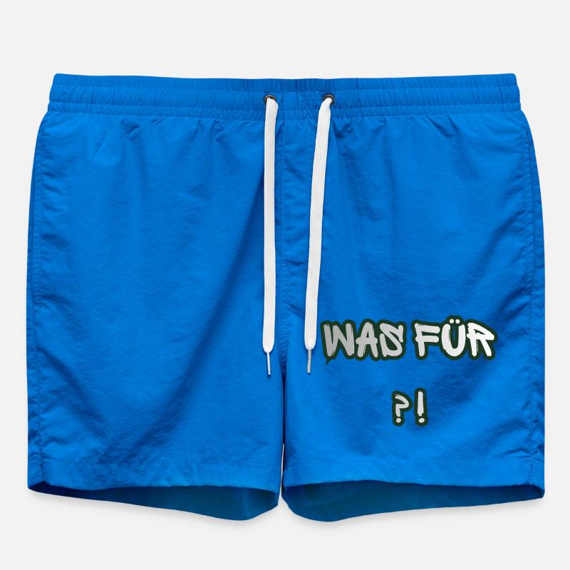 What graffiti - Swim Trunks - cobalt blue