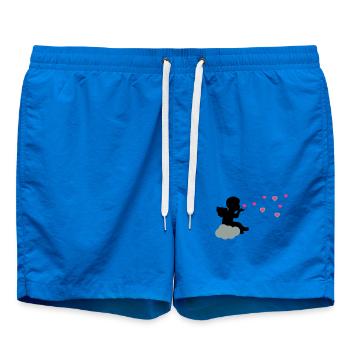 Cher ange - Short de bain - cobalt blue - Devant - AI Model Male 185 light (185cm)