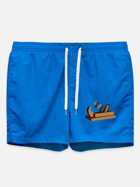 An old hand wood planer - Swim Trunks - cobalt blue